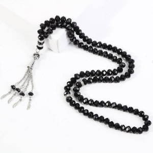 Black crystal tasbih